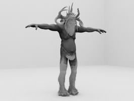 Humanoid Demon 3d model preview