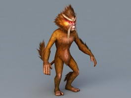 Monkey Beast 3d model preview