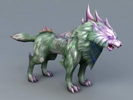 Evil Wolf 3d model preview