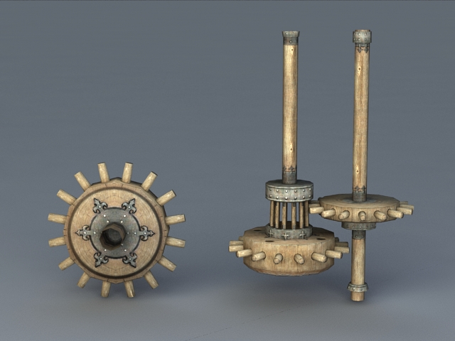 Mechanical Gears 3d model - CadNav