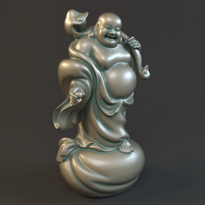 Laughing Buddha Statue 3d model 3ds Max,Object files free download - CadNav