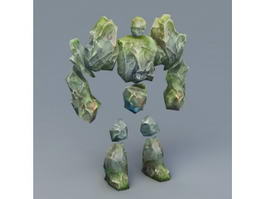 Rock Golem 3d model preview