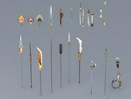 Medieval Weapon Collection 3d preview