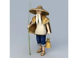 Old Fisherman 3d preview