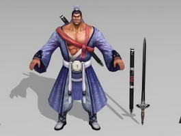 Male Swordsman 3d preview
