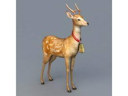 Cute Fawn 3d model preview