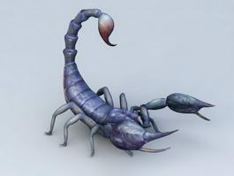 Blue Scorpion 3d model preview