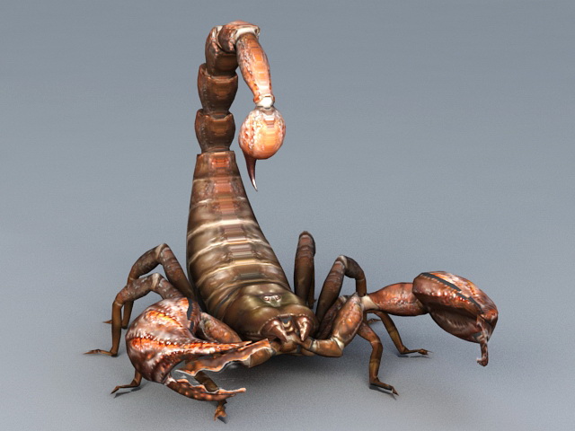 Desert Scorpion 3d rendering