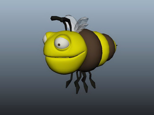 Cartoon Honey Bee 3d model - CadNav