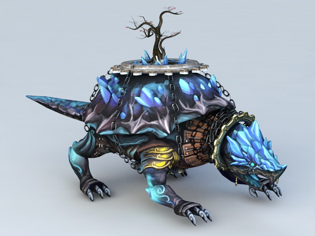 Xuanwu Tortoise 3d rendering