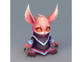 Anime Mouse Spirit 3d model preview