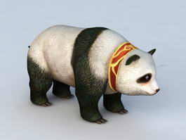 Panda Bear 3d model preview