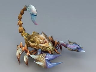 Scorpion Monster 3d model preview
