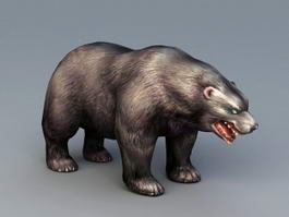 Brown Bear Animal 3d model preview