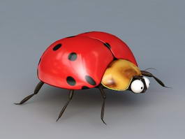 Seven-spotted Ladybug 3d model preview