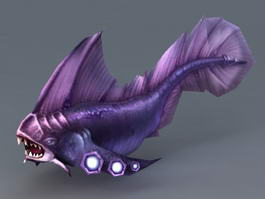 Evil Fish 3d model preview