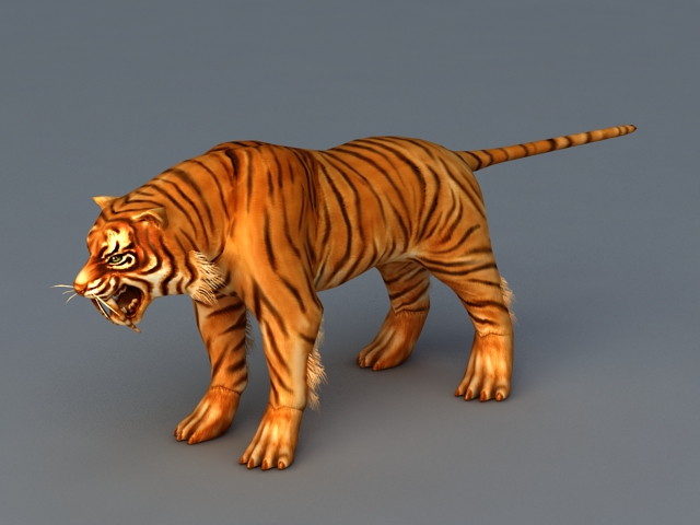 Bengal Tiger 3d model - CadNav