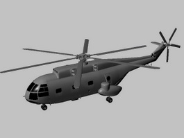 Z-8 Helicopter 3d model preview