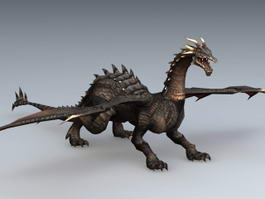 Black Dragon 3d model preview