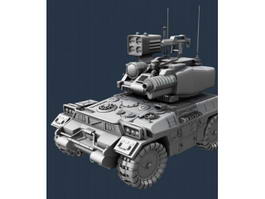 Future Army Combat Vehicle 3d model preview