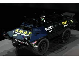 Police SWAT Armored Vehicle 3d preview