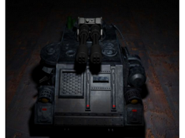 Future Armored Combat Vehicle 3d model preview