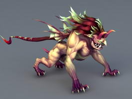 Kamaitachi Mythology Creature 3d model preview