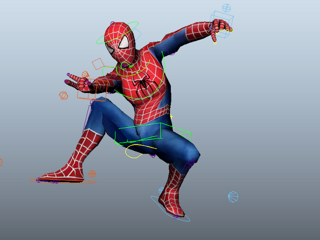 3D model The Amazing Spider-man 2 3D MODEL Low-poly VR / AR / low-poly