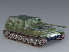 Tiger Tank 3d model preview