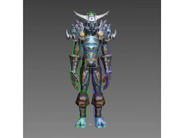 Troll Warrior Rig 3d model preview