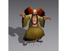 Ancient Shaolin Monk 3d preview