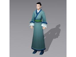 Young Chinese Scholar 3d preview
