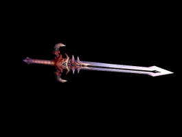 Fancy Sword 3d preview
