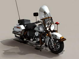 Police Motorcycle 3d preview