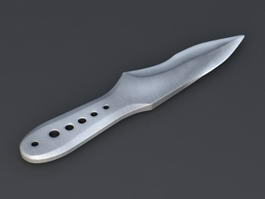 Tactical Throwing Knife 3d preview