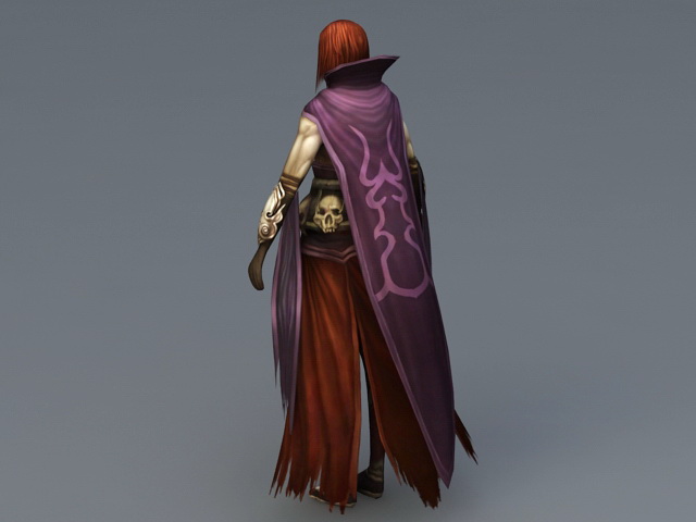 Evil Shadow Assassin 3d rendering