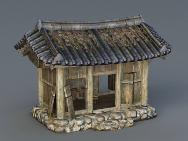 Medieval Cottage 3d rendering