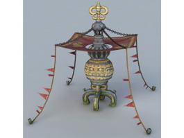 Mystical Pagoda 3d model preview