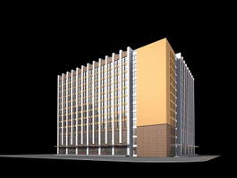 Modern Office Building Exterior 3d model preview