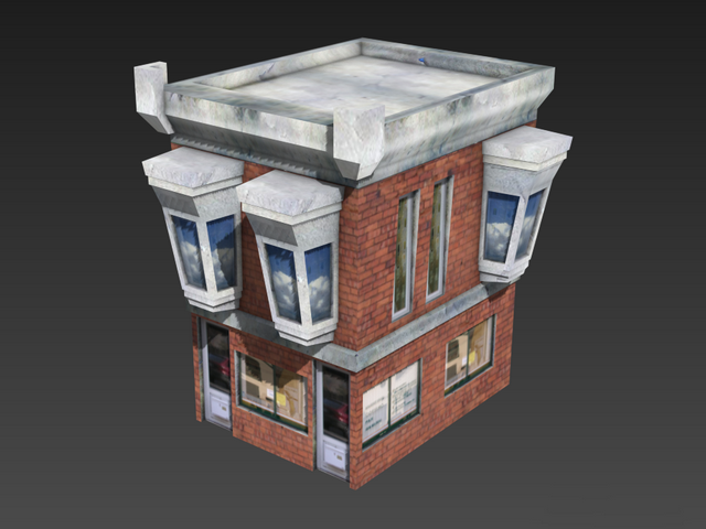 Casa Geto Construir Low Poly Modelo 3D $69 - .fbx .max .obj - Free3D