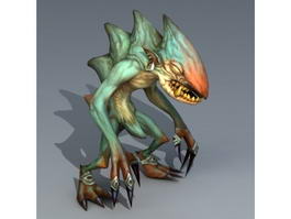 Green Troll Monster 3d preview