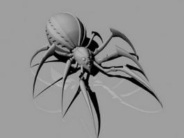 Giant Scary Spider 3d model preview