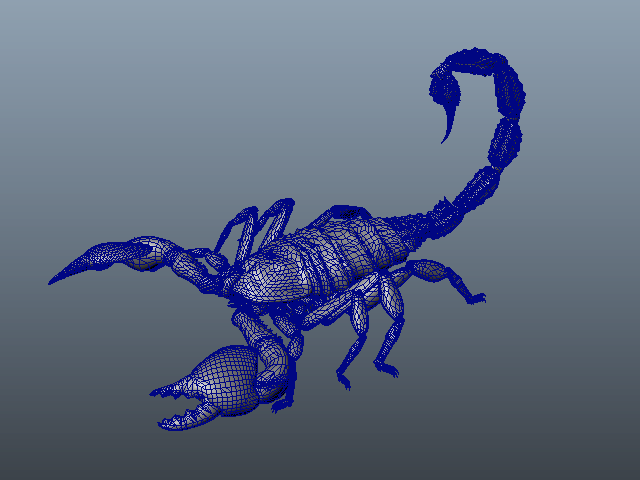 Scorpion Animal 3d rendering