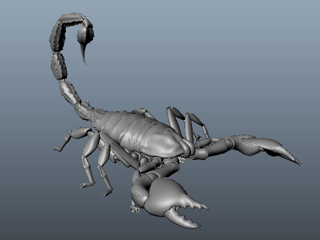 Scorpion Animal 3d rendering