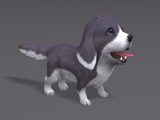 Dog 3d animation