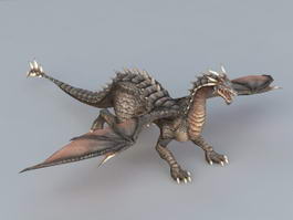 Wyvern Creature 3d model preview