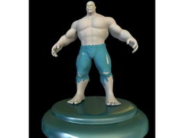 Hulk Figure 3d model preview