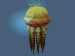 Jellyfish Animal 3d model preview