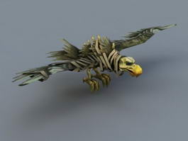 Undead Eagle 3d model preview