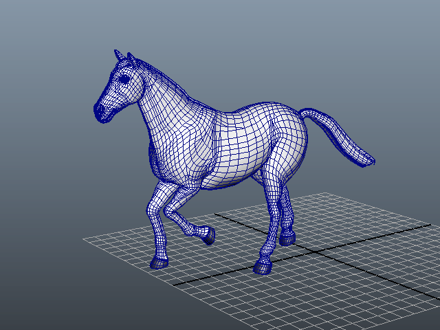 Animated Running Horse 3d model - CadNav